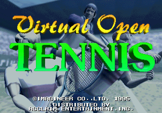 Virtual Open Tennis screenshot 4 for Sega Saturn